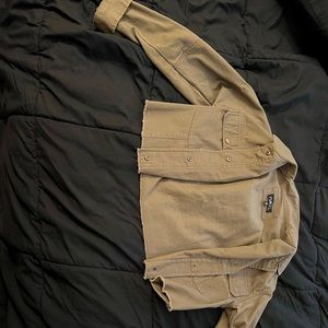 Dark green jean jacket from Rue 21